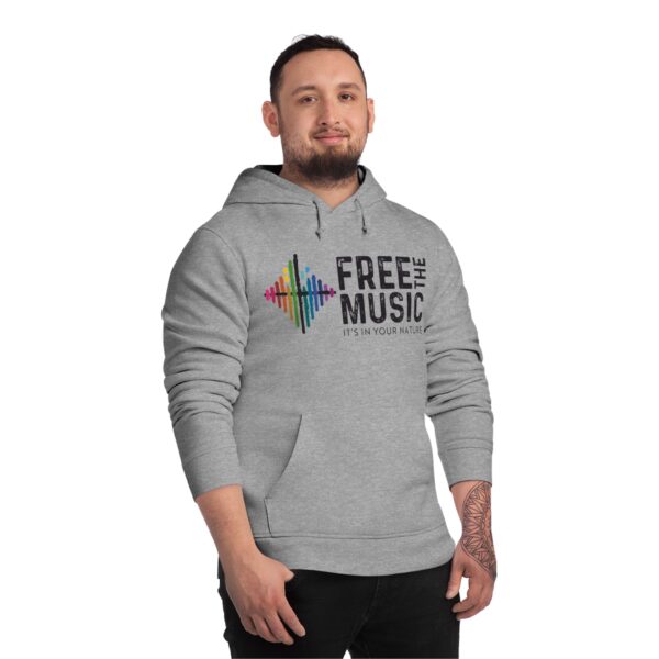 Free The Music Hoodie - Unisex Eco Friendly - Image 7