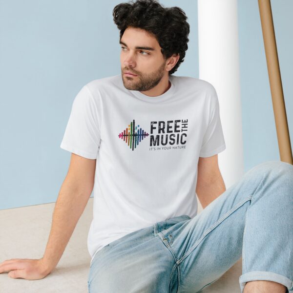 Organic Free The Music Logo T-shirt