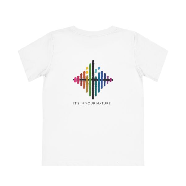 Kids' Organic T-Shirt - Free The Music Logo - Image 3