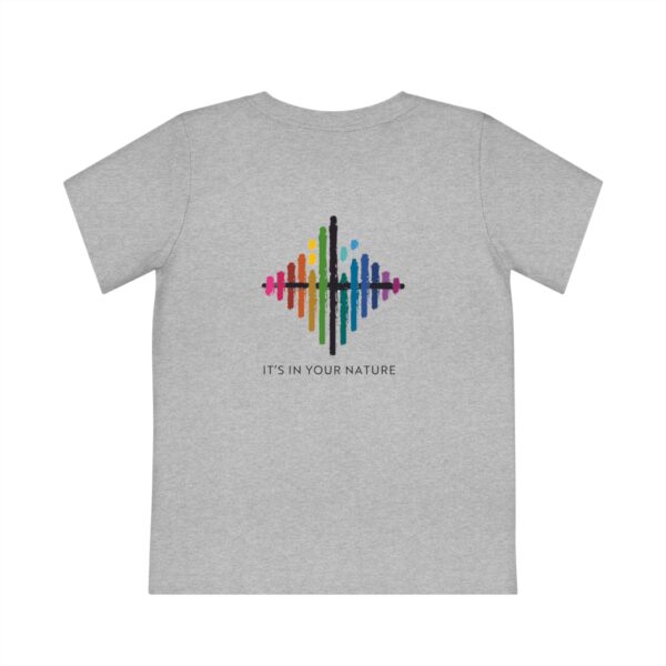 Kids' Organic T-Shirt - Free The Music Logo - Image 5