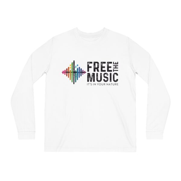 Organic Long Sleeve Tee - Free The Music - Image 2