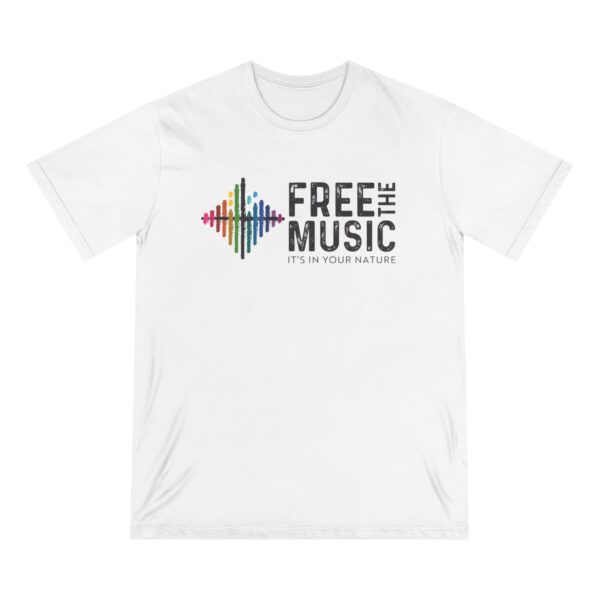 Organic Free The Music Logo T-shirt - Image 2