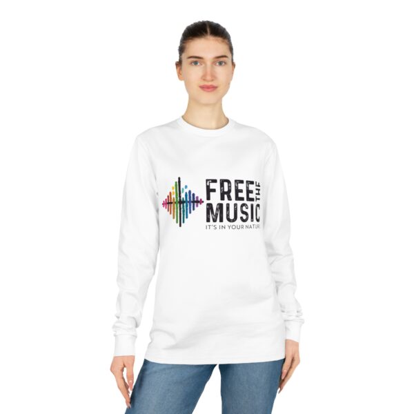 Organic Long Sleeve Tee - Free The Music