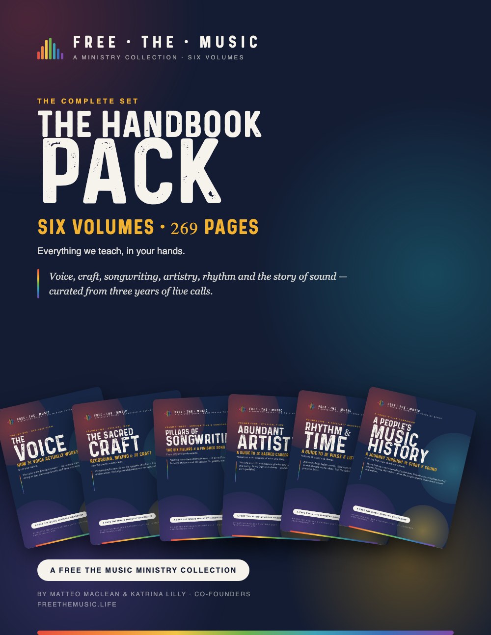 The Free The Music Handbook Pack — six volumes, 269 pages